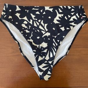 Everlane High-Rise Cheeky Bikini, Size Medium